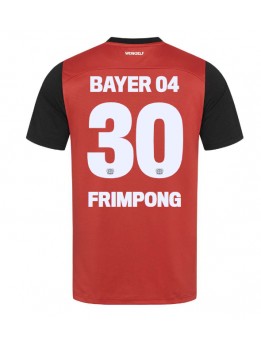 Bayer Leverkusen Jeremie Frimpong #30 Replika Hemmakläder 2024-25 Kortärmad